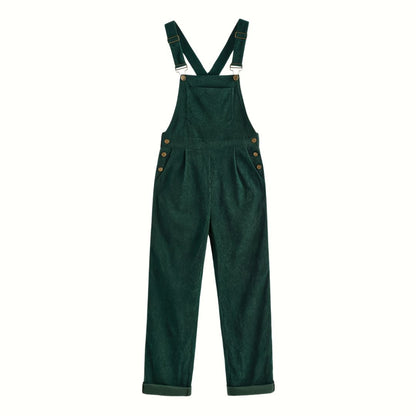 Jenner - Casual Corduroy Criss Cross Jumpsuit