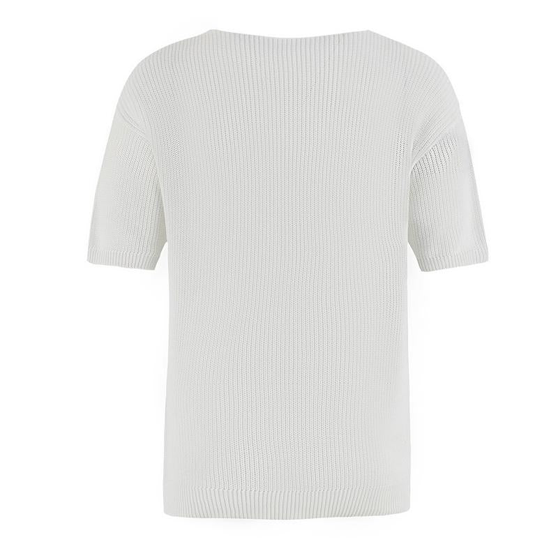 Men's V-neck Sweater T-shirt