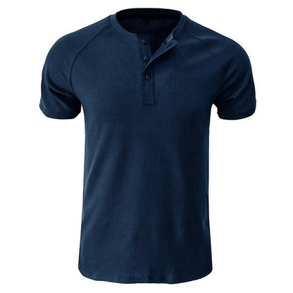 Men's Tough Guy Short Sleeve Henley T-Shirt